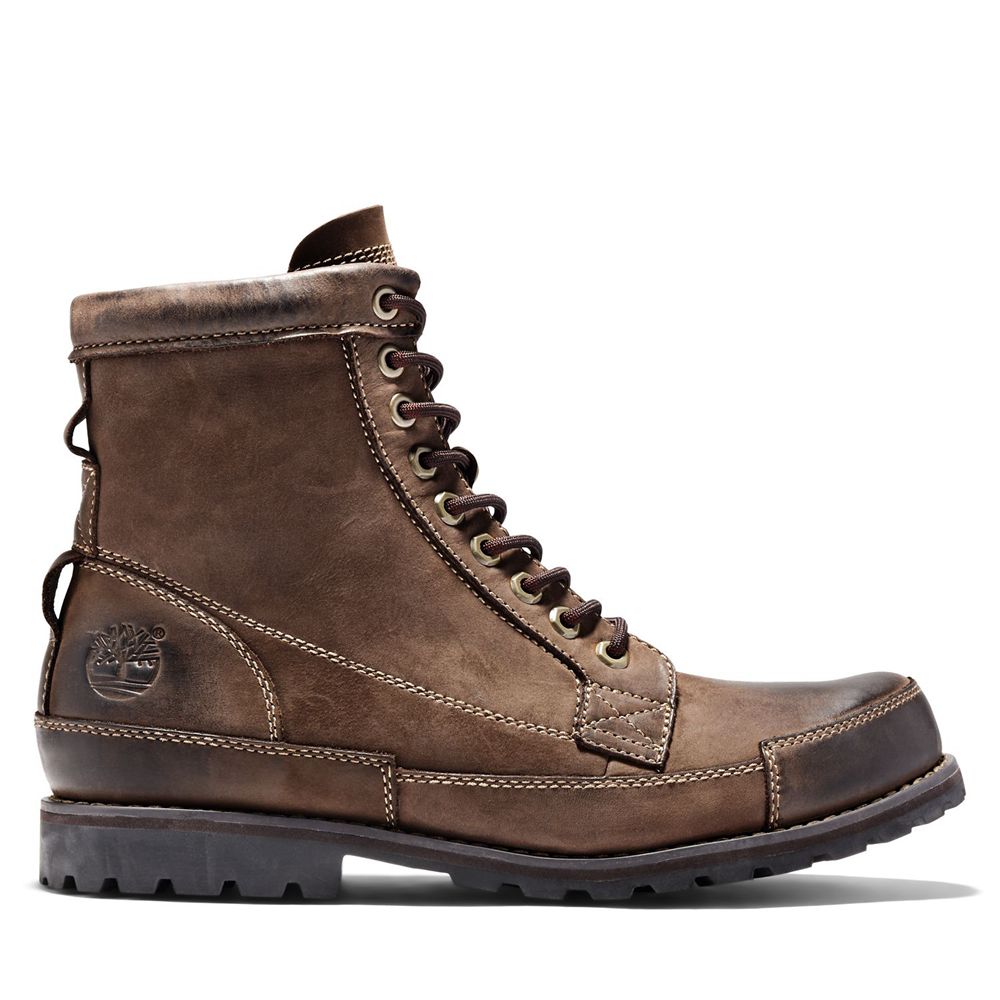 Botas 6-Inch Timberland Argentina Hombre - 6-Inch Earthkeepers® Original - Marrones Oscuro - ZMHEPY-